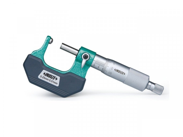 Tube Micrometer with spherical measuring face 75-100/0.01 mm, type A INSIZE (3260-100A)