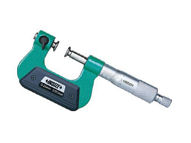 Mikrometr s měřicími čelistmi INSIZE 75-100mm/0,01mm (3283-100A)