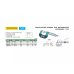Outside Micrometer with disc measuring faces 75-100/0.01 mm INSIZE (3294-100)