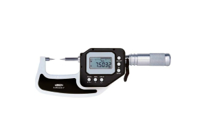 Digitální mikrometr s hroty INSIZE 15°, 0-25mm/0,01mm, rychloposuv, IP67, s datovým rozhraním (3354-25)