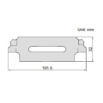 Měrka koutového svaru INSIZE (3-25 mm/±0,5 mm) (4836-1)