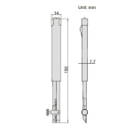 Měrka pro svařování trubek INSIZE (0-30 mm; 0,7-4 mm) (4841-1)