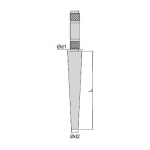 Kuželový klínek INSIZE 1-6,5mm/0,1mm (4852-1)