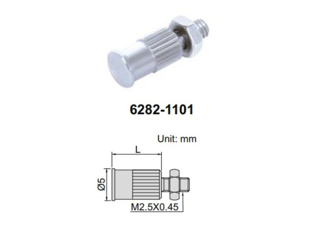 Měřící dotek pro úchylkoměry plochý INSIZE 10mm (6282-1102)