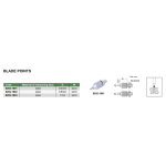 Měřící dotek pro úchylkoměry ve tvaru čepele INSIZE tl. 0,4mm (6282-1801)