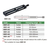 Držák čelistí koncových měrek INSIZE 25-50mm (6881-A2)