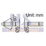Měřící dotek INSIZE na vnitřní závity 60°, 3,5-5,0mm, pár (7321-T15)