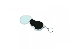 Folding magnifier with illumination, 45 mm diameter INSIZE (7514-1)