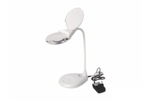 Desk Magnifier with Illumination, 1.75x Magnification, 125 mm Lens Diameter INSIZE (7517-3D)