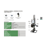 Hydraulic Brinell Hardness Tester ISHB-H131 INSIZE (ISHB-H131)