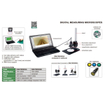 Digital measuring microscope 10~200×, standard stand INSIZE (ISM-PM200SA)