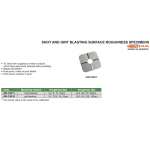 Roughness Samples - Sandblasting INSIZE (ISR-CS018)