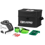 Laser KAPRO 962G Prolaser Wielowiązkowy laser orbitalny 360°, zielony, IP65