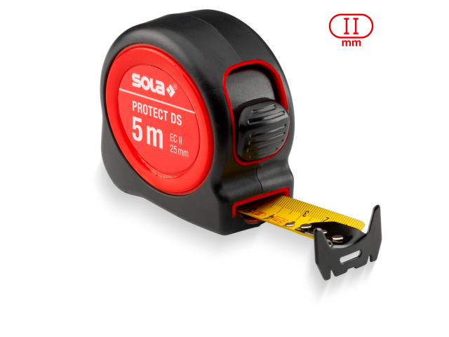 Tape measure SOLA PROTECT PE DS 525 5 m - SB