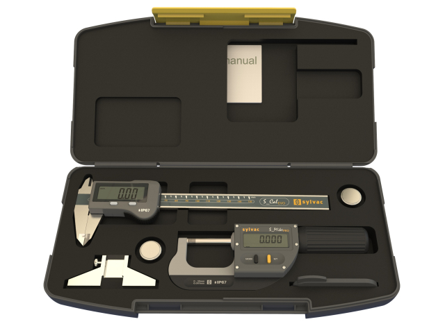 Basic handtools kit Sylvac - S_Cal Evo 150mm no output and S_Mike Pro (800.1020)