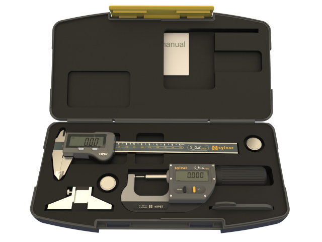 Basic handtools kit Sylvac - S_Cal Evo 150mm no output and S_Mike Ø2mm (800.1021)