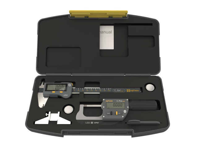 Basic handtools kit Sylvac with Bluetooh - S_Cal Evo 150mm no output and S_Mike (800.1026)