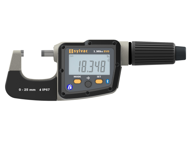 Digitální mikrometr Sylvac S_Mike EVO BT Smart 0-25mm (803.6025.10)