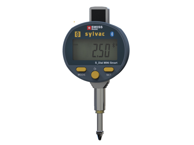 Digitální úchylkoměr Sylvac S_Dial MINI BT Smart 12.5/0.01, bez zdvihového mechanismu (805.6123.10)