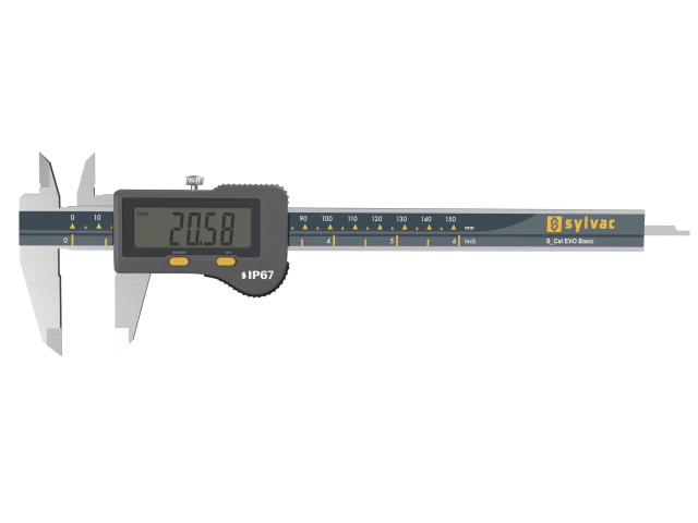 Digitální posuvné měřítko Sylvac S_Cal EVO 300mm, bez výstupu dat (810.1532.10)