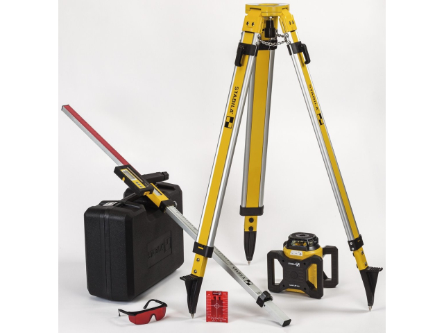 STABILA 19241 - rotary laser leveling LAR 160 + tripod BST-S + stave NL