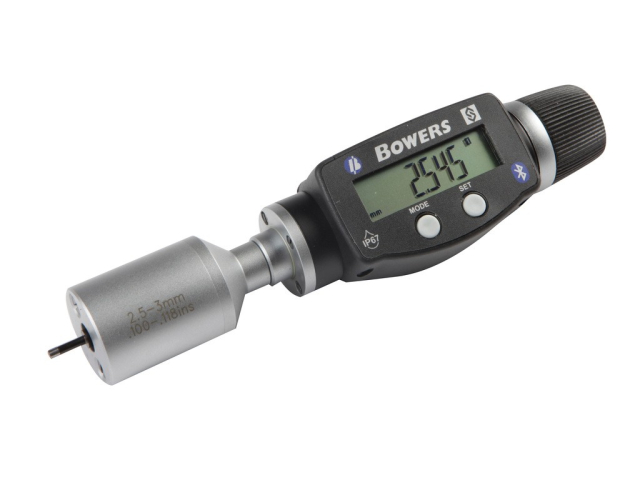 Digitální dutinoměr s ráčnou Bowers XT3, Bluetooth - 2.5-3mm, bez kroužku (XTD2W-BT)