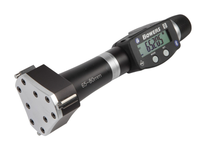 Digitální dutinoměr s ráčnou Bowers XT3, Bluetooth - 65-80mm, bez kroužku (XTD65W-BT)
